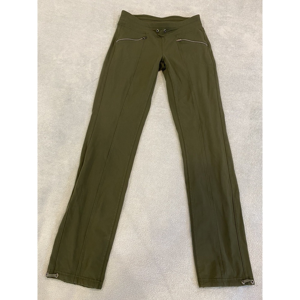 Athleta Trekkie North Jogger Pants Women's XS Mountain Olive Green Nylon Stretch